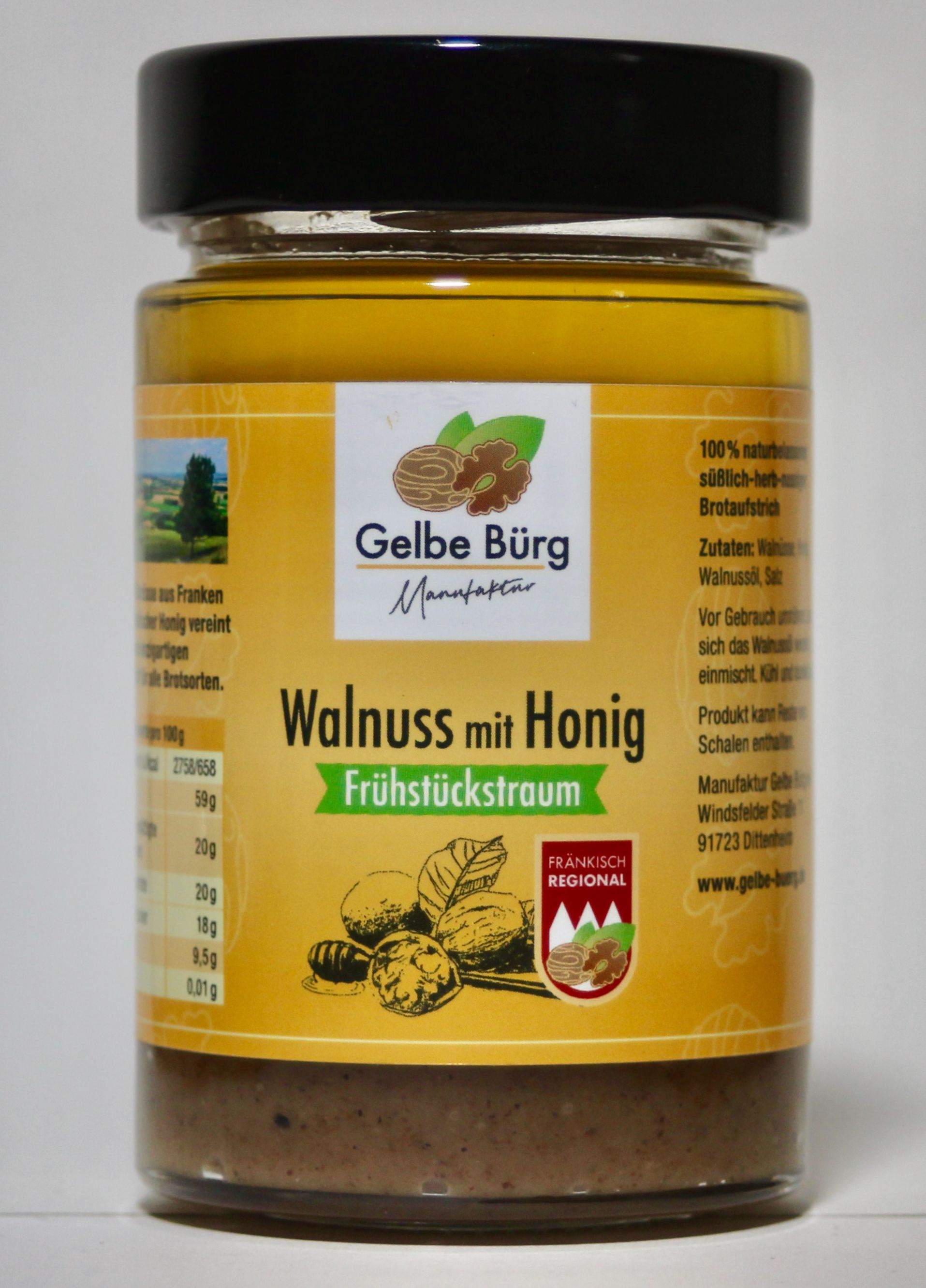 Walnuss-Mus mit Honig 185g | Knoblauchsland Gemüse