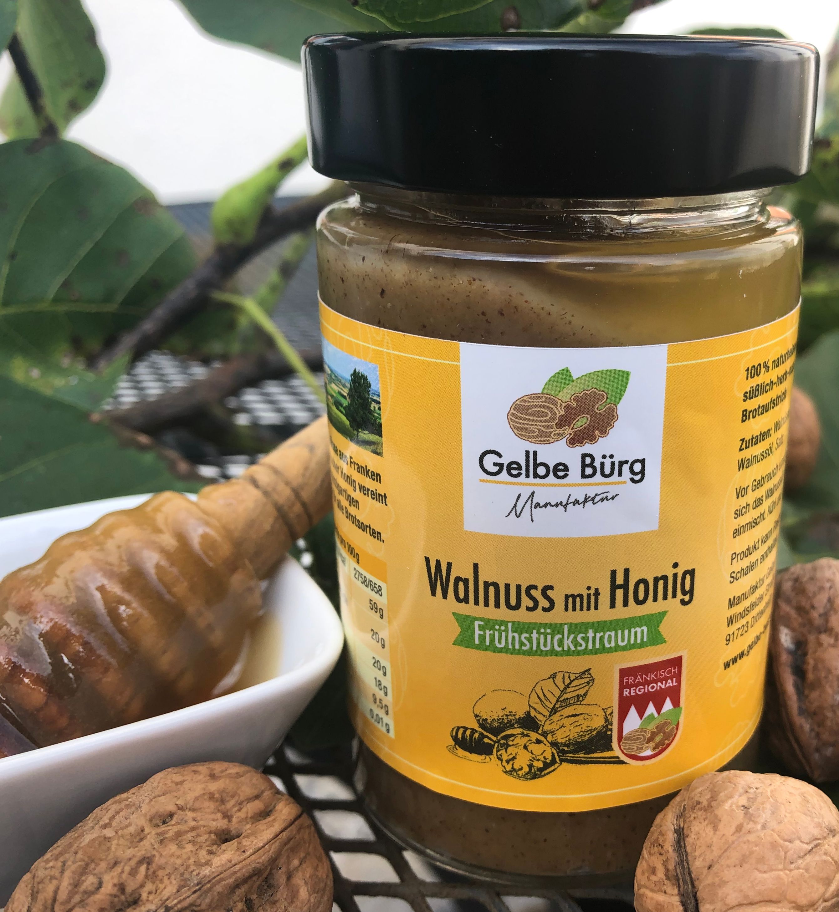 Walnuss-Mus mit Honig 185g | Knoblauchsland Gemüse